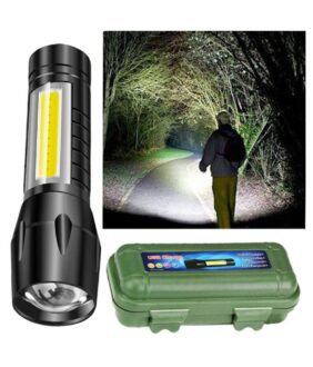 Portable Mini LED Flashlight XPE COB